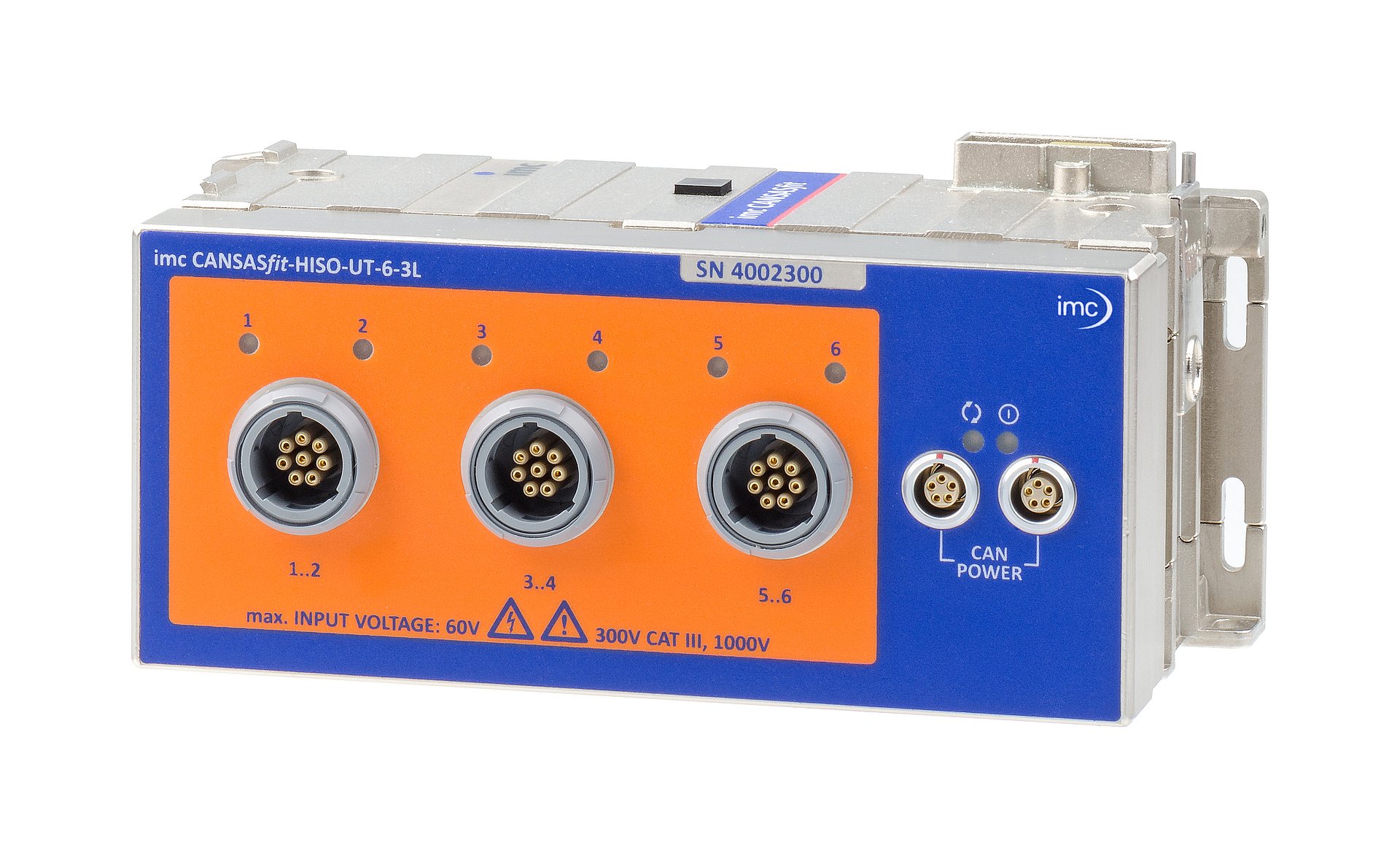 [Translate to South Korean:] 6 Kanäle Spannung, PT100, Widerstand,  MEMS-Beschleunigungssensoren